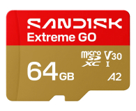 Sandisk 64GB microSDXC Extreme Go UHS-I  170/80 MB/s - 1549249 - zdjęcie 1
